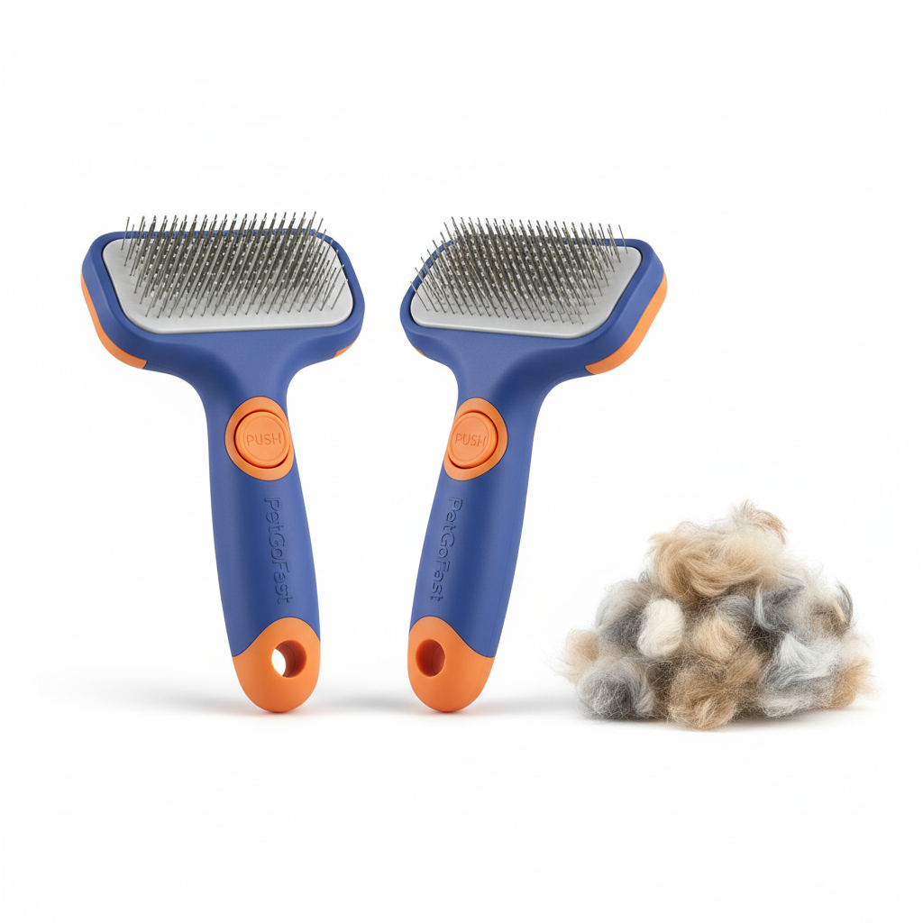 Escova Removedora de Pelos com Botão Automático PetGoFast