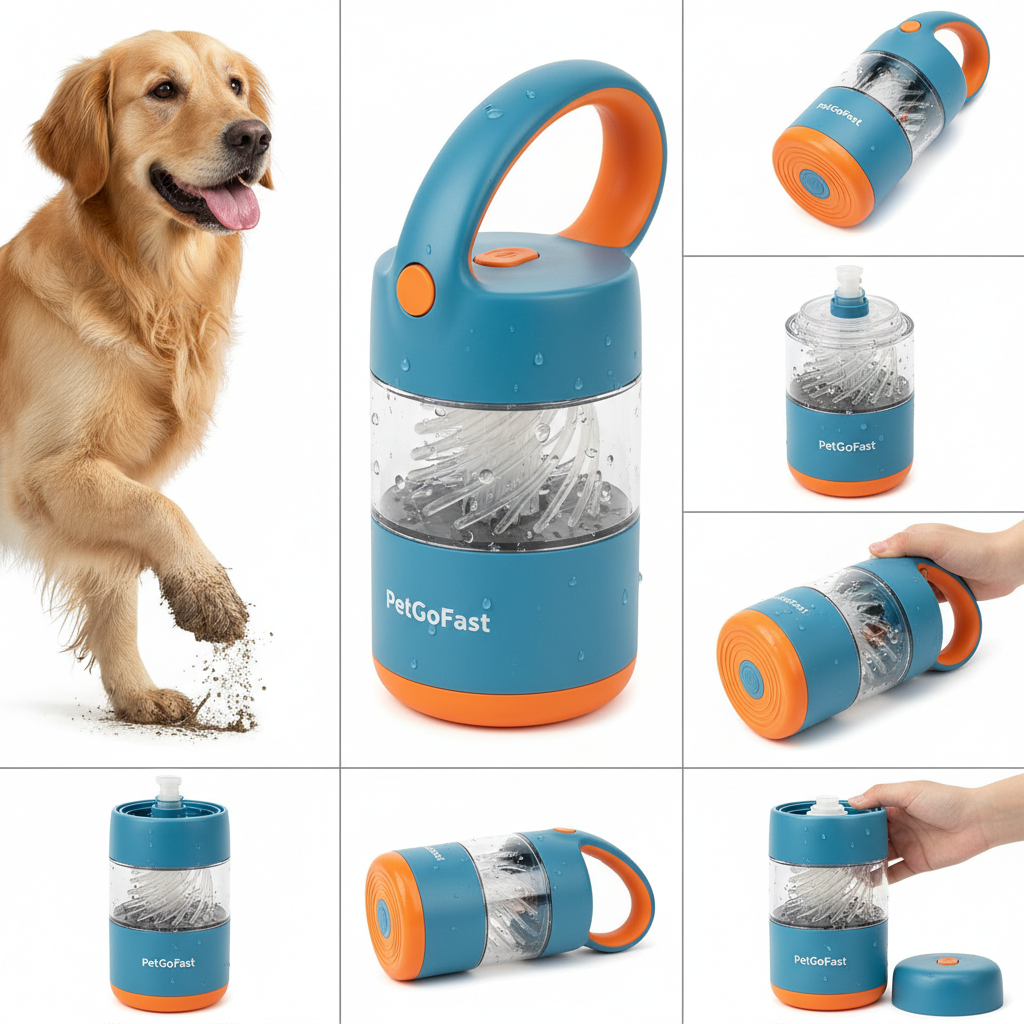 Lavadora de Patas Portátil Premium PetGoFast